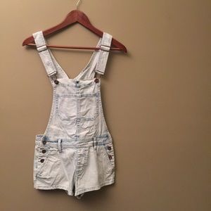 Bullhead Denim Overall Shorts