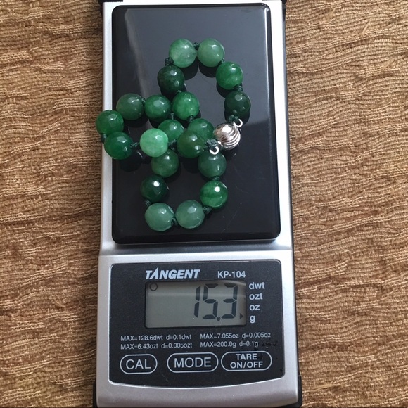 Genuine green agate bracelet - Picture 5 of 8