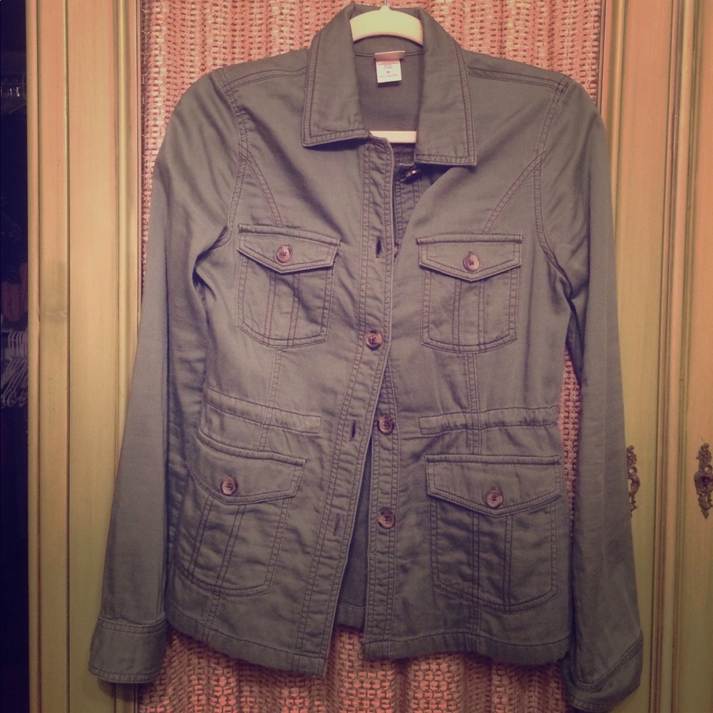 Forest Green Mossimo Supply Co. Military Jacket