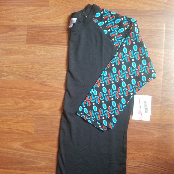 Lularoe Randy NWT! Small. Black/ blue/red - Picture 1 of 1