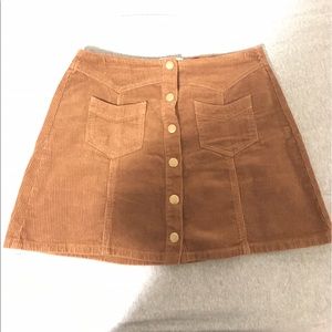 Adorable corduroy skirt!