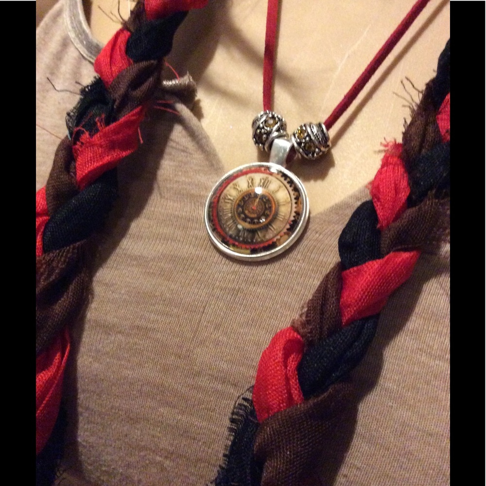 🌺 New custom steam punk braided jewelry