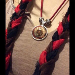 🌺 New custom steam punk braided jewelry