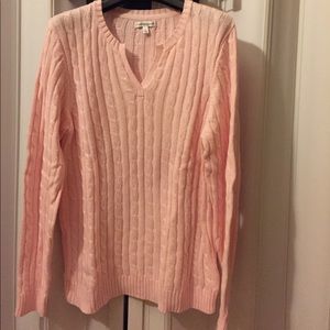 Light pink sweater size large