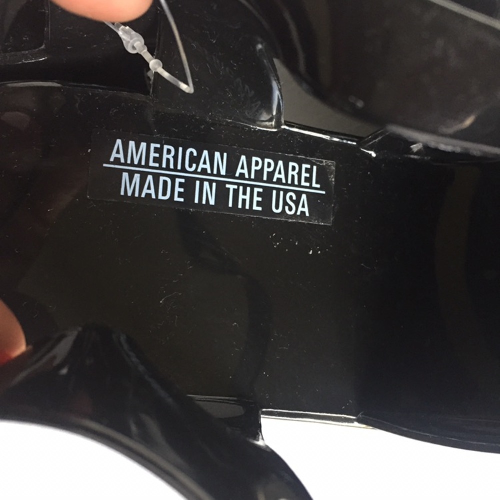 ๐ American Apparel classic Jelly Heel sandal - 11 - Picture 6 of 8