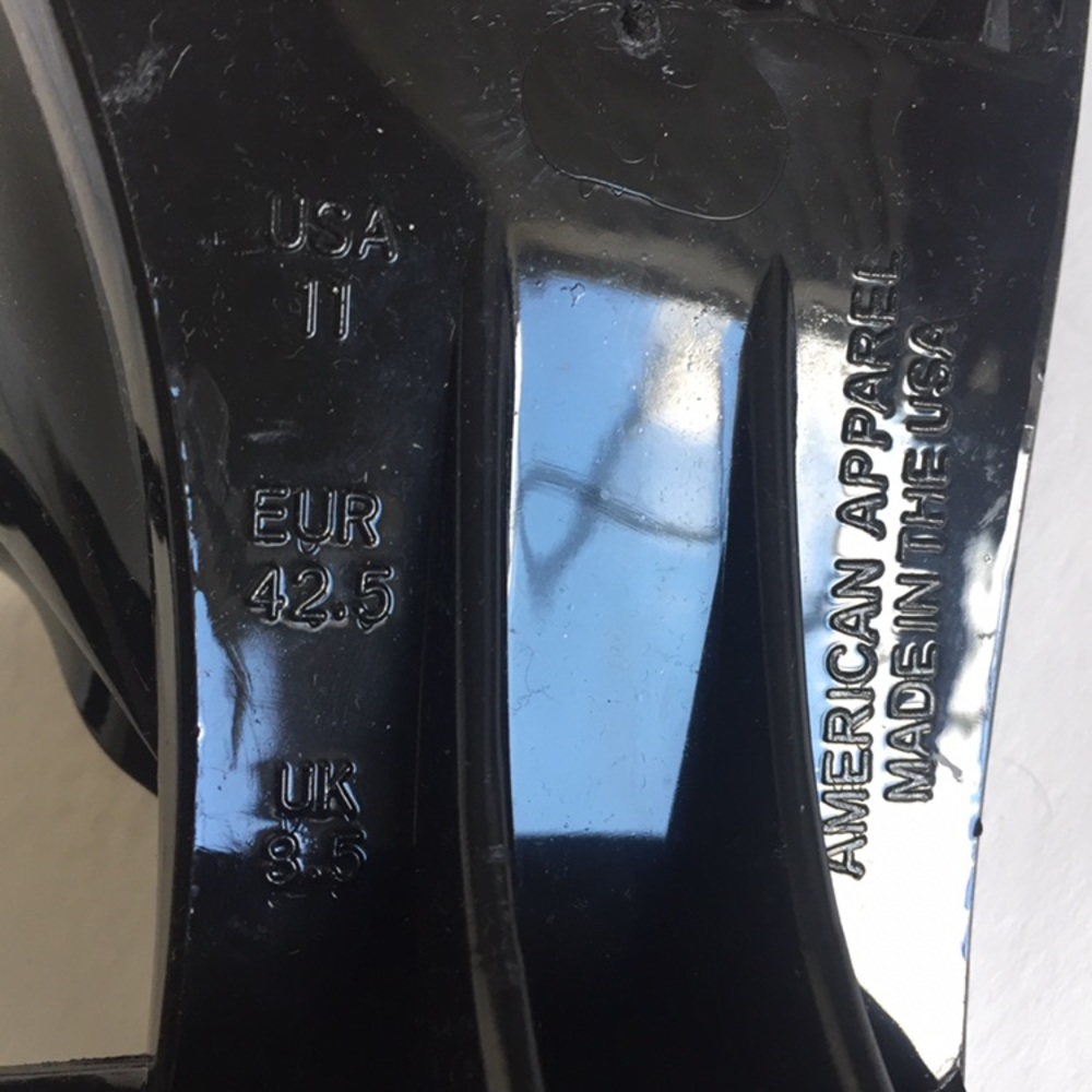 ๐ American Apparel classic Jelly Heel sandal - 11 - Picture 8 of 8