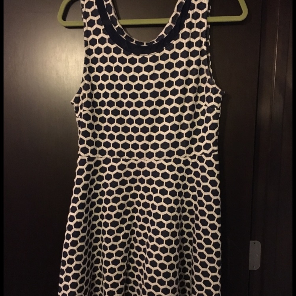 Pixley brand navy / white dress