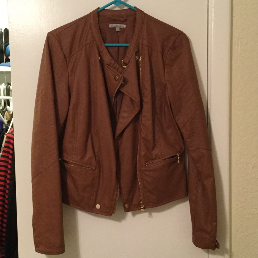 Edgy leather jacket
