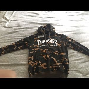 Thrasher Camo Hoodie