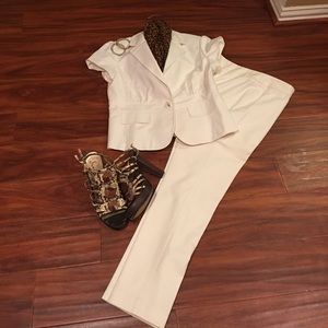 Nine West Cream Pantsuit