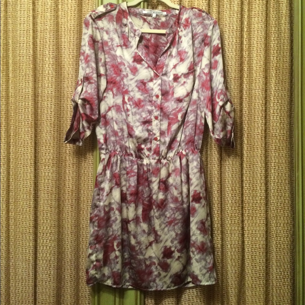 Magenta Marbled Collective Concepts Dress