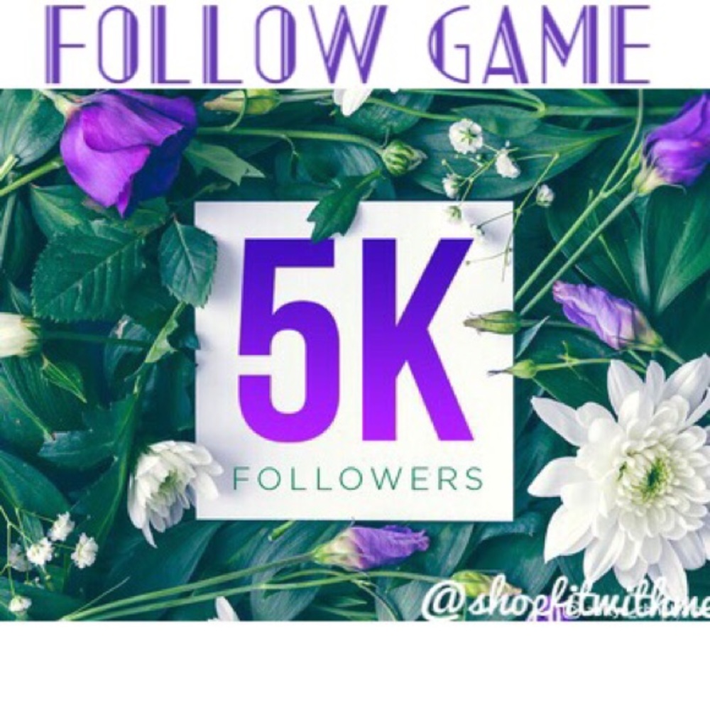 📣🎉FIRST FOLLOW GAME💪NEW GOAL 5K, PLEASE SHARE🎉