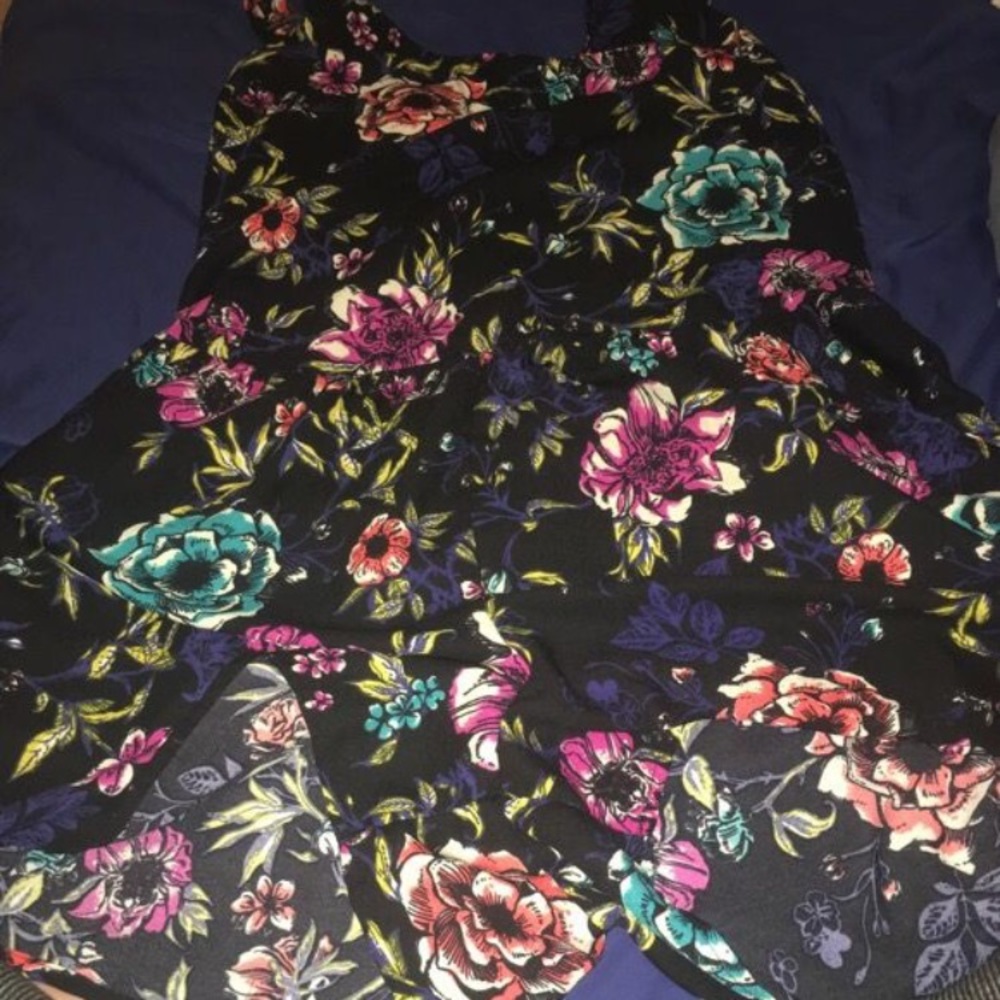 Floral summer romper.