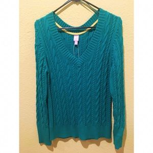 NWT cable knit sweater