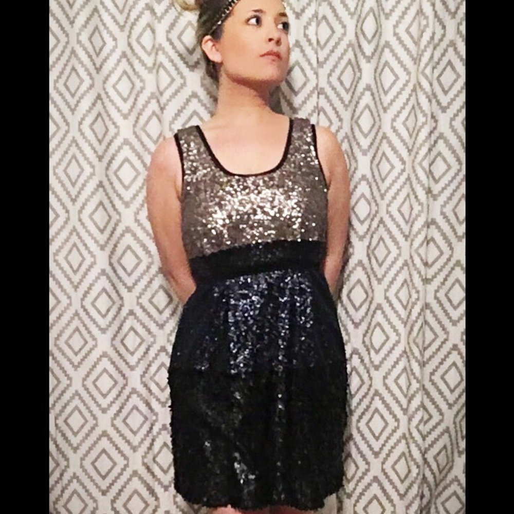 MADEWELL Stunning Sequin dress. Worn once