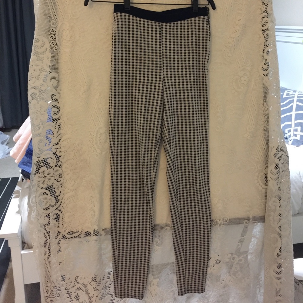 Top Shop checkered leggings