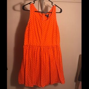 Old Navy Orange Sleeveless Dress
