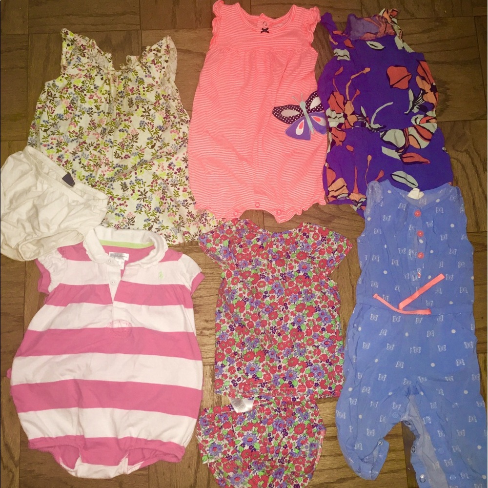 Toddler girls 18 months summer clothing lot