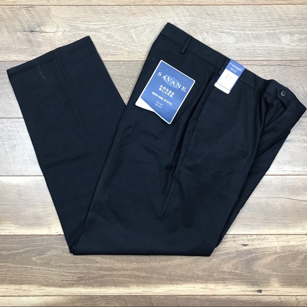 NWT Savane Flat Front Dress Slacks