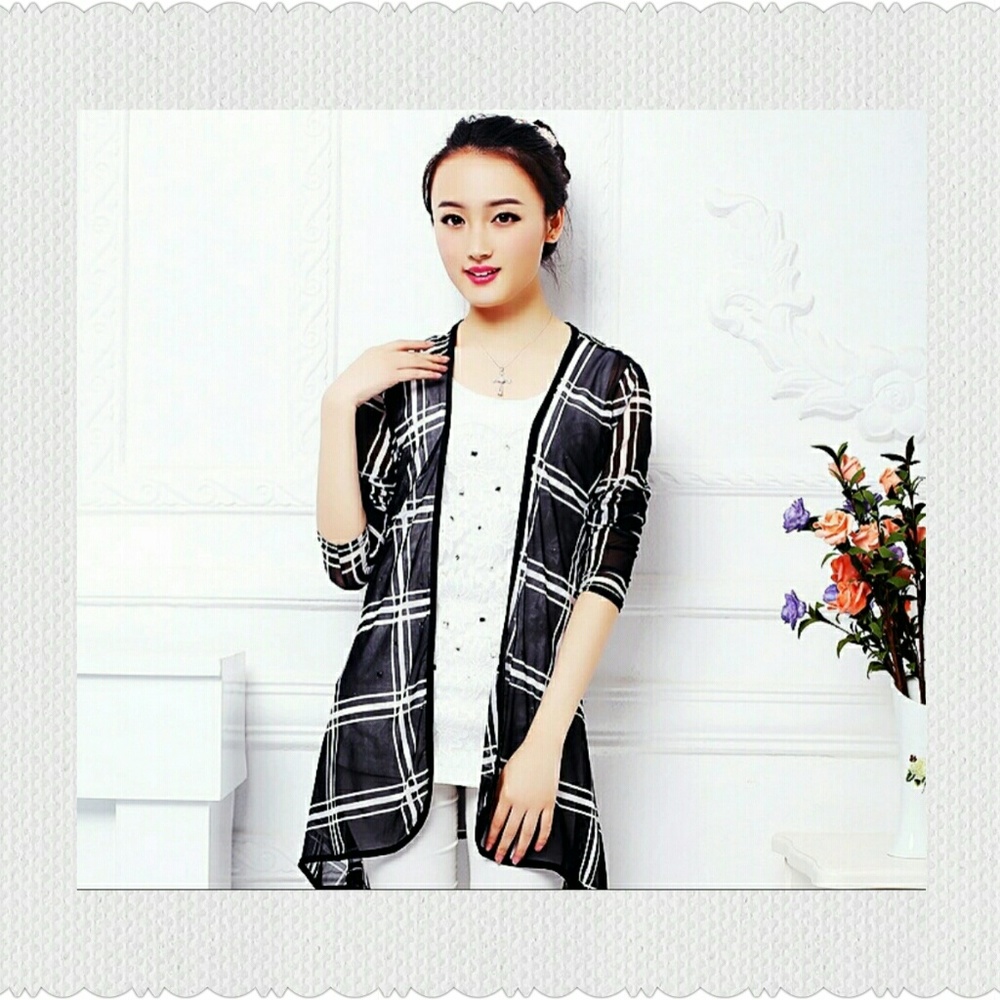 🌼PLUS-SIZE CHIFFON BLOUSE KIMONO🌼