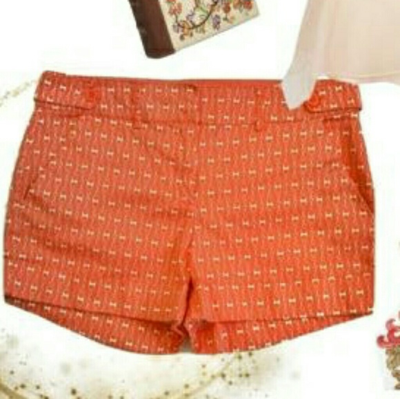 • {NY & Co} Orange Soda Tab Shorts - Picture 4 of 7