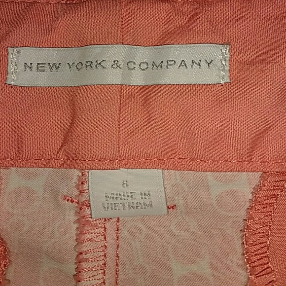 • {NY & Co} Orange Soda Tab Shorts - Picture 5 of 7