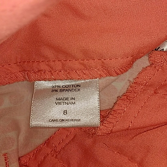 • {NY & Co} Orange Soda Tab Shorts - Picture 6 of 7