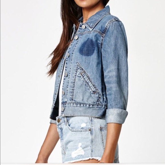 BILLABONG DENIM FLORAL JACKET - Picture 5 of 8