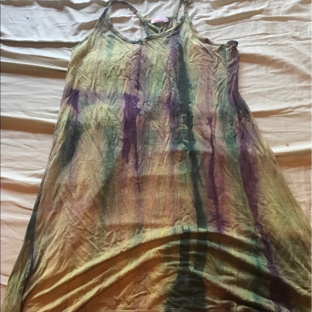 Open back tank