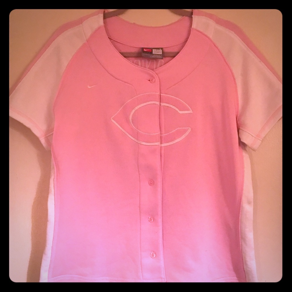 Cincinnati Reds pink Nike jersey