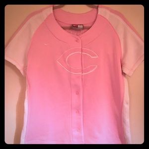 Cincinnati Reds pink Nike jersey