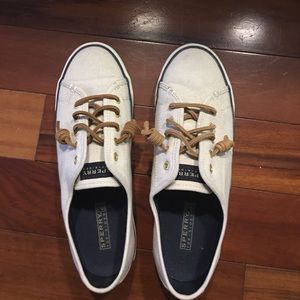Sperry Topsider canvas sneakers!