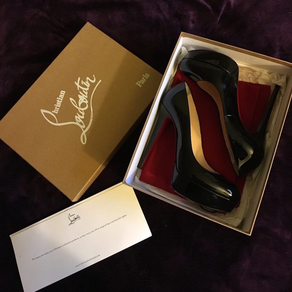 Christian Louboutin Bianca Patent Leather Heels