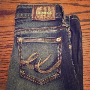 Express skinny jeans, size 00R