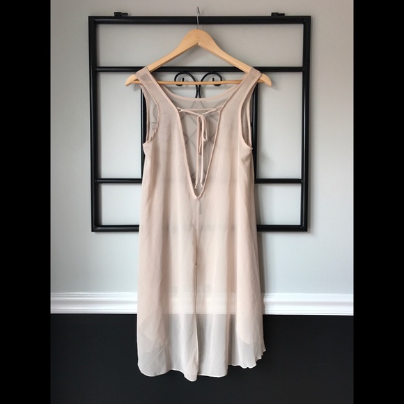 Sheer nude/cream tunic - Picture 5 of 8