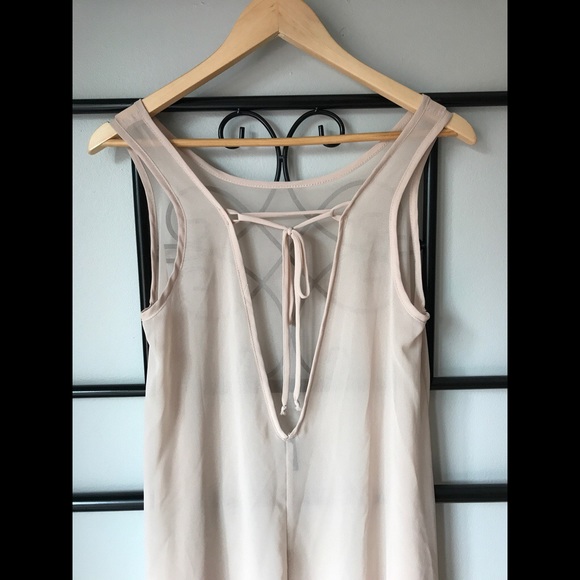 Sheer nude/cream tunic - Picture 6 of 8