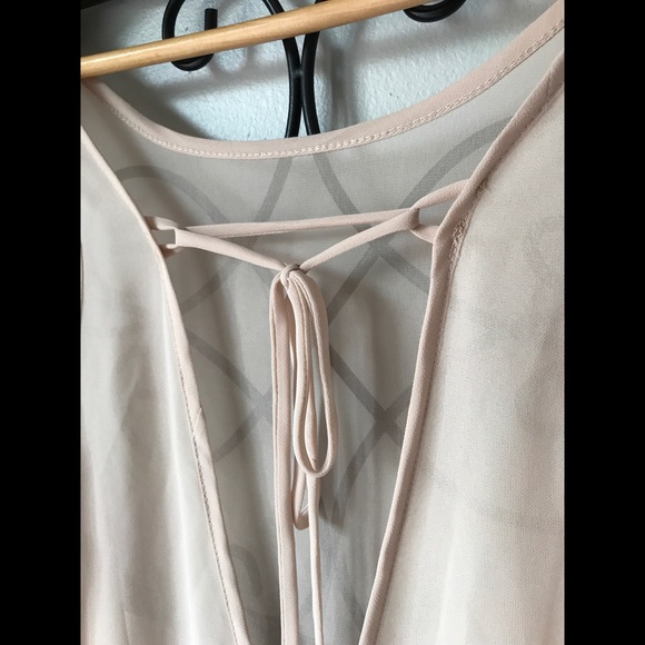 Sheer nude/cream tunic - Picture 8 of 8
