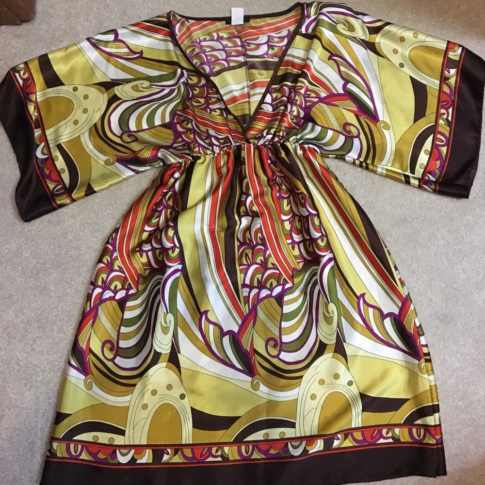 FALL COLORS! Kimono dress
