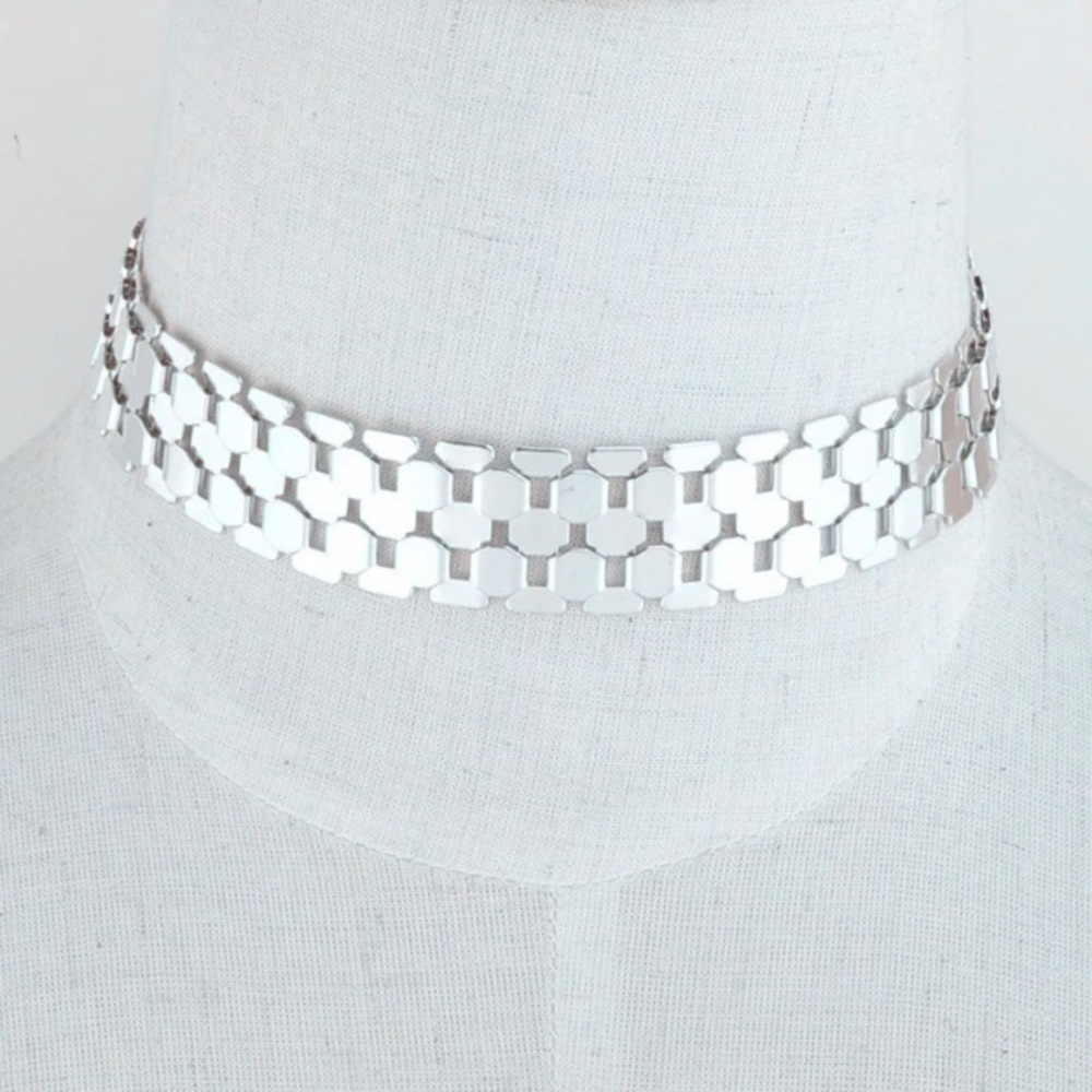 🎉🎉 choker necklace - a available in silver - Picture 4 of 4