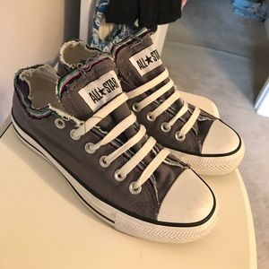 Grey Converse Low Tops!
