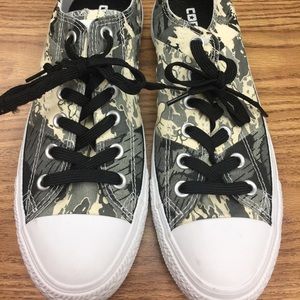 Brand new Camo print Converse