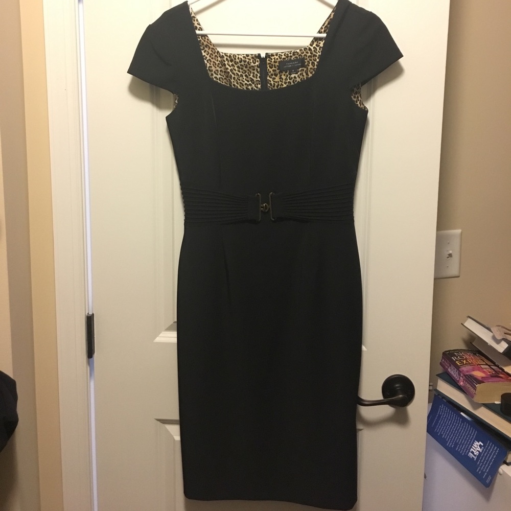 Tahari black dress
