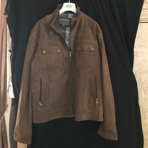 100% leather jacket  Johnston &Murphy
