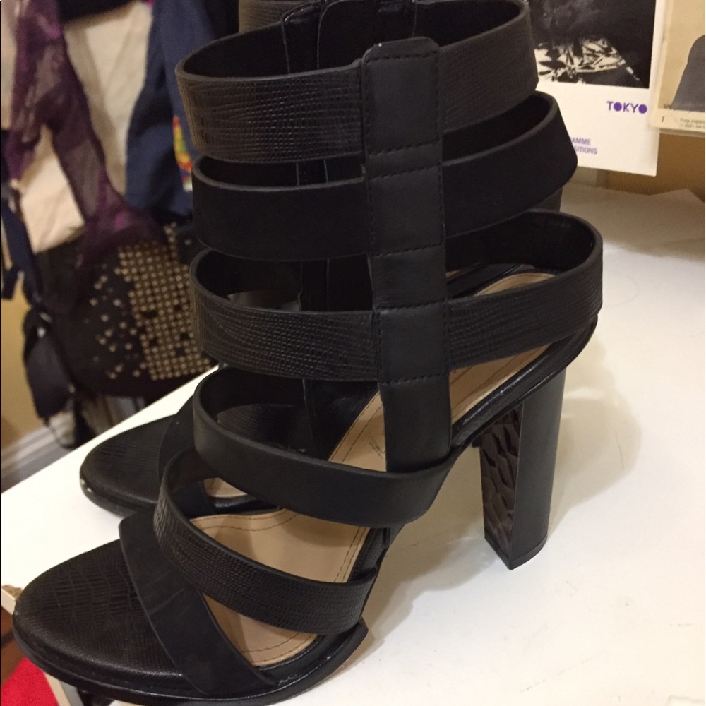 BCBGMaxAzria strappy high heels