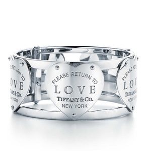 Tiffany & Co Love Wide Hinged Cuff