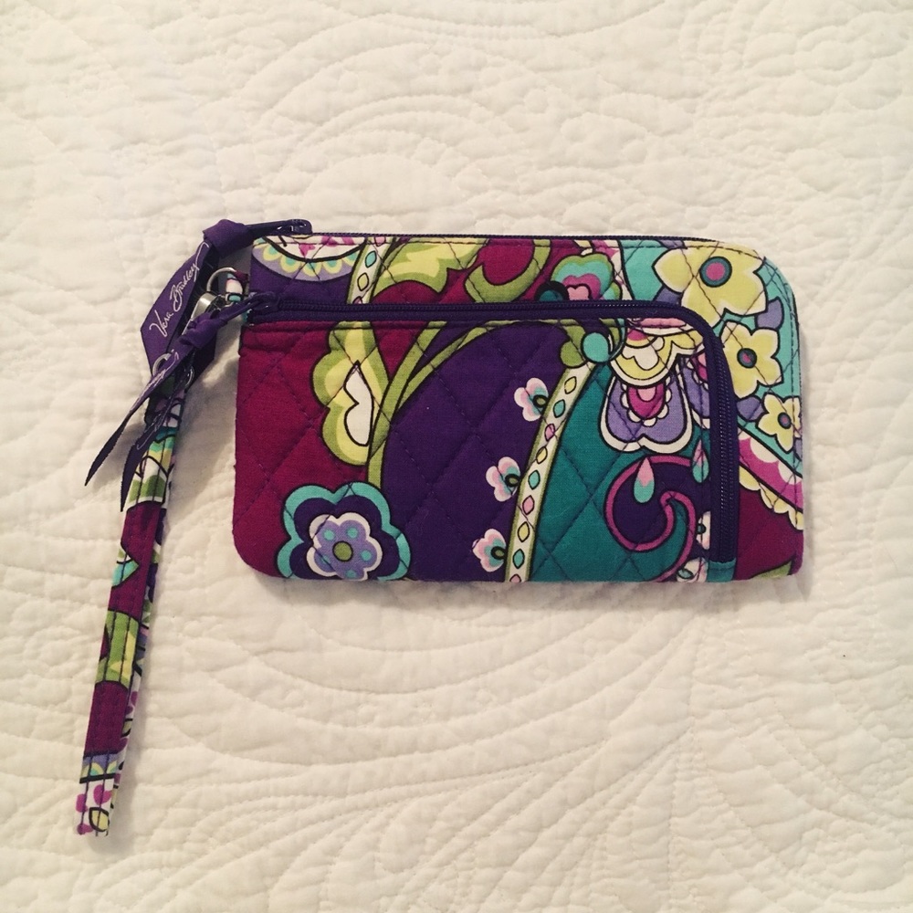 EUC Vera Bradley Zip Wristlet