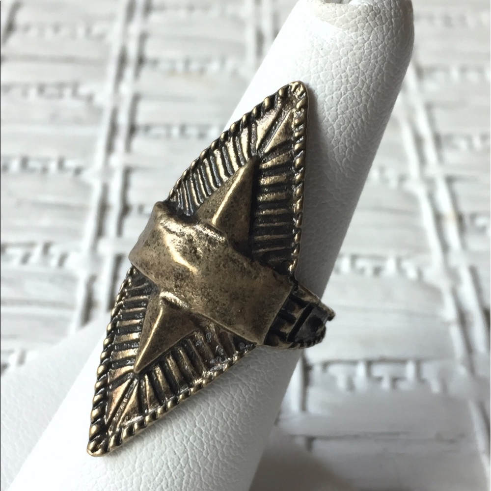Brandy Melville antiqued look Navajo ring sz 7