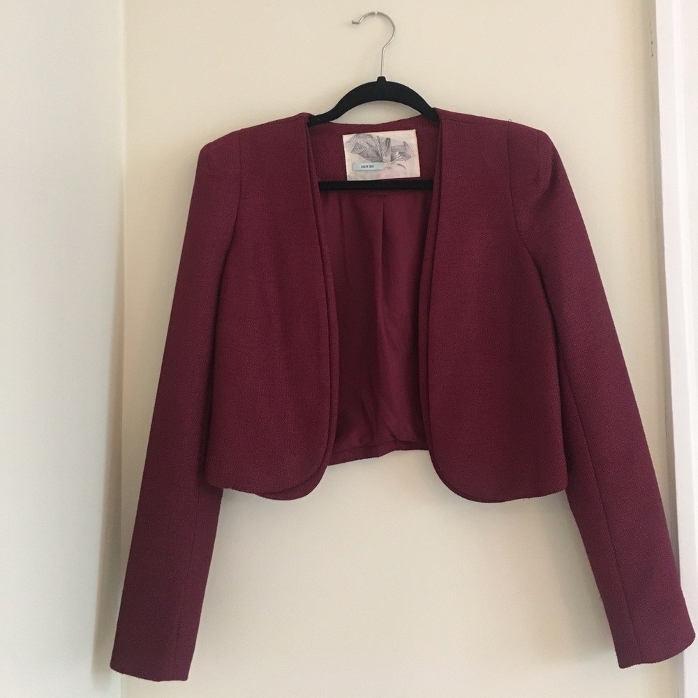 Urban Outfitters Maroon Blazer