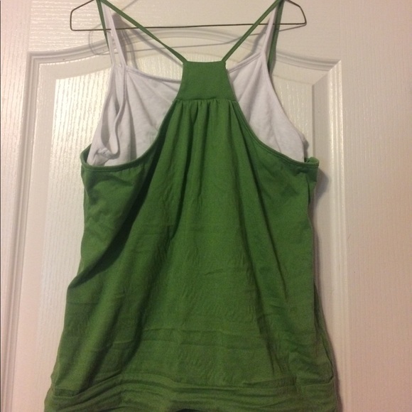 Green XL Razorback top - Picture 2 of 2