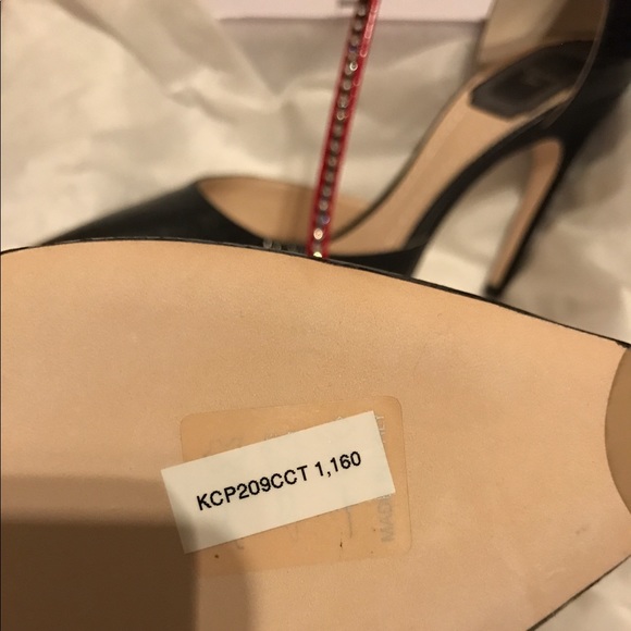 Christian Dior Black Pointed Curve Heels - Picture 4 of 10